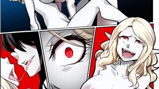 Vampire debut's  - Transformation lesbian hentai