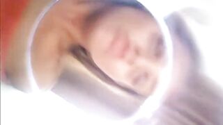 PJGIRLS Silvia DeLuxe sticks camera inside her vagina RAW pussy cam footage