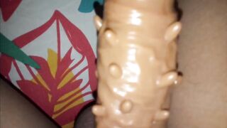 BIG MONSTER COCK destroyed a MANGA fan's pussy LOUD MOANS