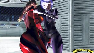 Rei Ayanami and Asuka Langley 3D SFM HENTAI