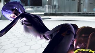 Rei Ayanami and Asuka Langley 3D SFM HENTAI