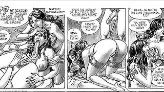 Masterpiece of Bondage Sex Orgy Comic