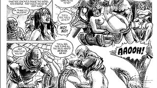 Masterpiece of Bondage Sex Orgy Comic