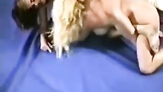 omg this two babies wrestling