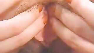 Hot hairy pussy licking
