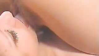 Hot hairy pussy licking