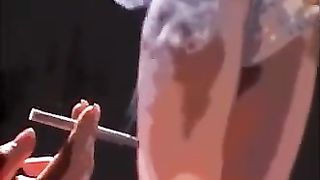 Smoking fetish- hot lesbians