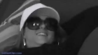 Drunk Girl foot worship