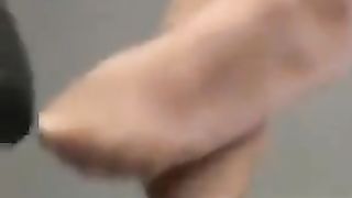 Lesbian nylon foot worship