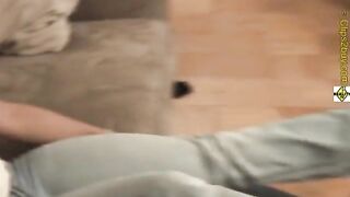 She has slaves to worship her sexy feet