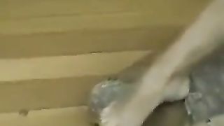 Lesbian Foot Smelling On The Floor