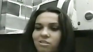 Lesbian Foot Smelling On The Floor