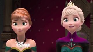 Princess Anna and Lesbian Sex with a Big-breasted Woman - Disney Princess
