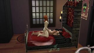 Princess Anna and Lesbian Sex with a Big-breasted Woman - Disney Princess