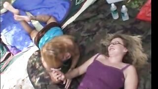HOMEGROWNWIVES - Wifes First Time Fucked by Another Girl