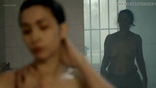 Sofia Gala Castiglione naked in a shower jail scene
