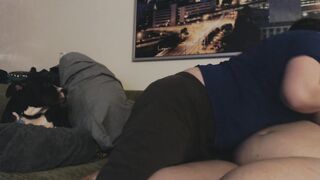 BBW Lesbian Netflix and Chill Turns into Squirting and Multiple Orgasms