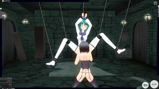 3D HENTAI BDSM the Mistress took the Schoolgirl to the Basement to Bring to Orgasms (PART 2)