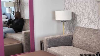 Butch bi femme fucks on first date with big dick stud