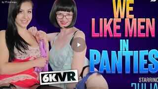 Men in panties make us HORNY! Watch mature MILFS talk about crossdressing sissies