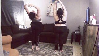 Roommates do Yoga and Fuck in the Shower