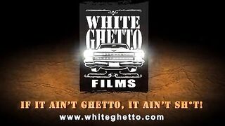 WhiteGhetto Slutty Girl Gangbanged by Shemales