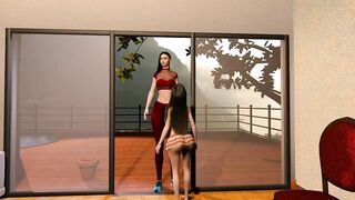 Big Boob Lesbian Giantess Breast Expansion - Tall Vs Small Comparison