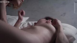 Louisa Krause & Anna Friel Nude Lesbian Scene on ScandalPlanetCom