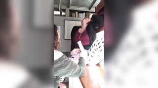 College Library Lesbian Public Orgasms