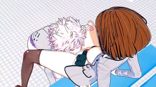 My Hero Academia - Ochaco X Mina 3D Yuri Hentai