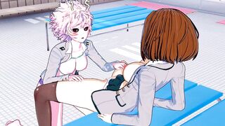 My Hero Academia - Ochaco X Mina 3D Yuri Hentai