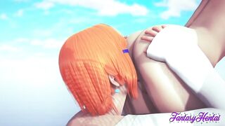 Hentai Yuri - Gwen (Ben Teen) & LadyBug Hard Lesbian Sex