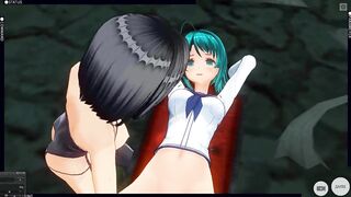 3D HENTAI BDSM YURI the Mistress took the Schoolgirl to the Basement to Bring to Orgasms (PART 1)