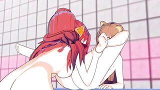 Shield Hero - Raphtalia and Malty 3D Lesbian Hentai