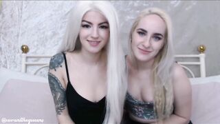 ♀️ Lesbian Cuckolding / Foot Worship MindFuck. Femdom / Chastity / Nylons.