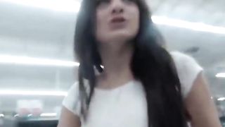 Two Lesbian Girls Having Public Fun at Walmart