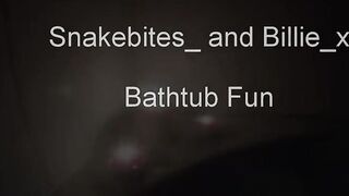 billie banks fun in the tub