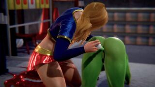 Futa - Anal - Supergirl x she Hulk