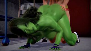 Futa - Anal - Supergirl x she Hulk