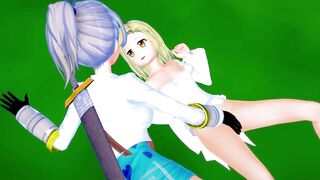 Seven Deadly Sins Elaine x Jericho Lesbian Hentai