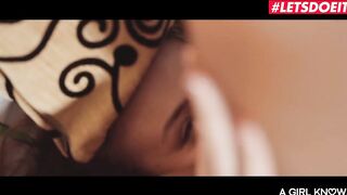 AGirlKnows - TRY NOT TO CUM, THE BEST BLONDE COMPILATION! Girl On Girl Climax Lesbian Sex With Gorgeous Models - LETSDOEIT