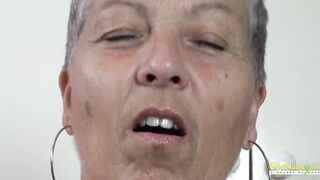 OldNannY Three British Matures and Sex Machine