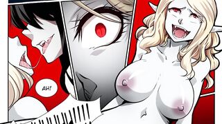The vampire dance - lesbian transformation huge boobs hentai comic