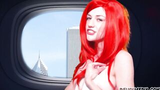 Giant Alien Girl Eats Humans