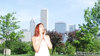 Giant Alien Girl Eats Humans