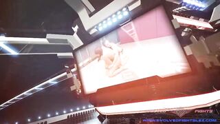 Alexa Nova lesbian nude sex wrestling vs Kelli Provocateur