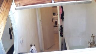 Caught spying on my young lesbian neighbors from the roof