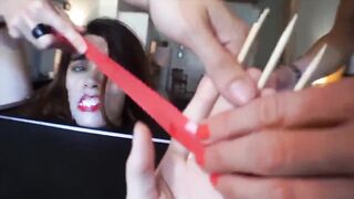 Girl Caged & Humiliated by 2 Mistresses