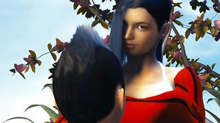 Big Boob Teen Grows into a Giantess - Height Comparison Breast Expansion