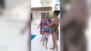 Awesome Threesome in Ibiza with 3 Hot French Girls